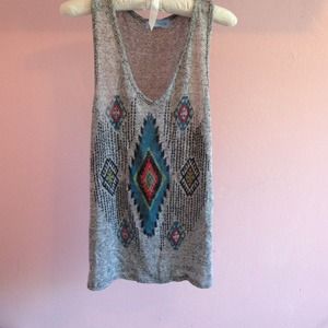 Navajo Print Tank