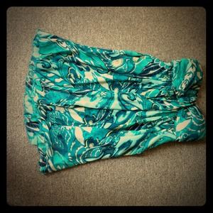 Express Turquoise Print Summer Dress