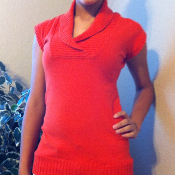 Orange sweater
