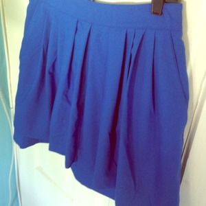 Traded! H&M Blue Mini Skirt with Pockets
