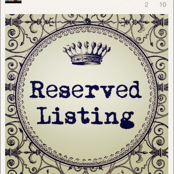 Reserved listing for lysstin