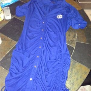 Dereon blue dress