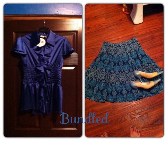 Shirt and skirt bundle reserved