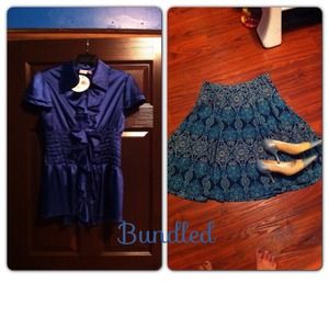 Shirt and skirt bundle reserved