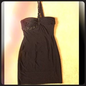 Black cocktail dress