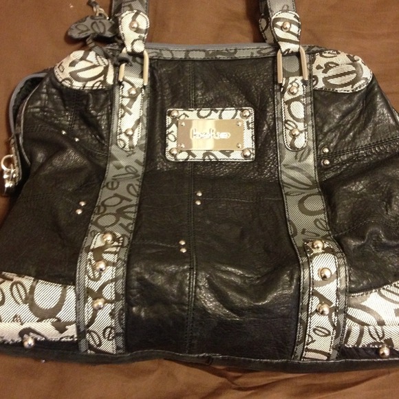 💥REDUCED💥Bebe tote black and gray