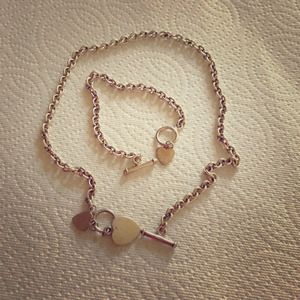 Silver Bracelet and Necklace