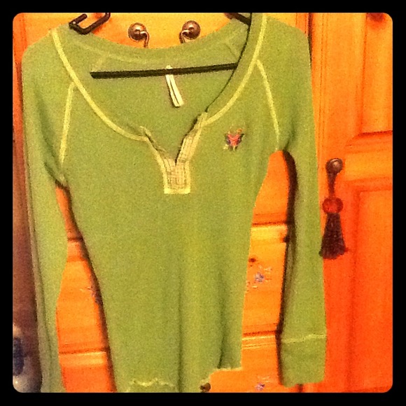 Free People Thermal Lightweight Shirt
