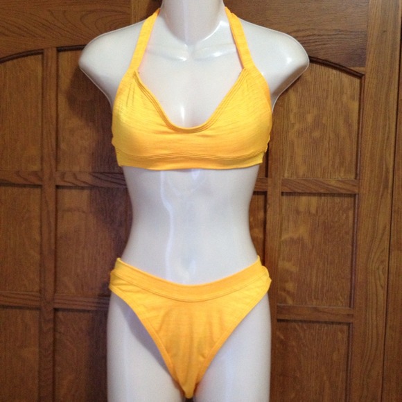 👙SOLD💖Orange yellow bikini💖