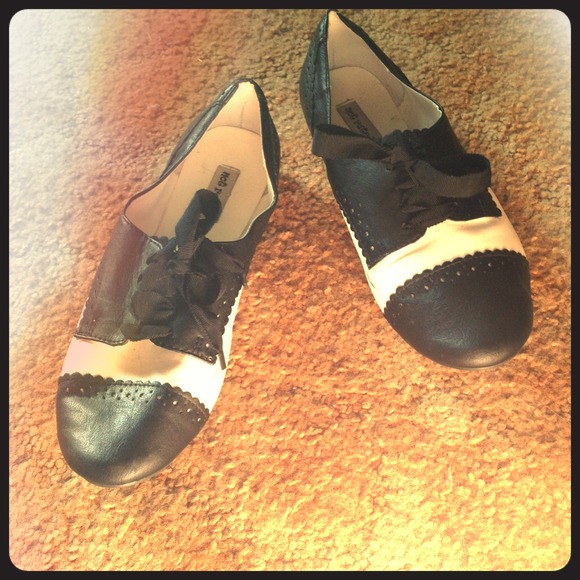 Black & White Oxfords