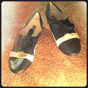 Black & White Oxfords