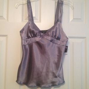 Light blue Polka Dot Top