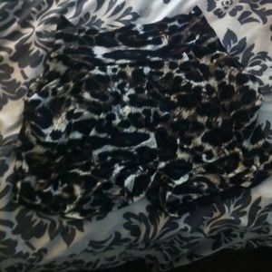 Cheetah shorts, lotion and nail polish bundle