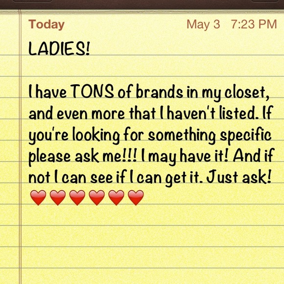 Looking for a brand or item? ASK ME!