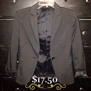 Express Design Pinstripe Blazer: Sz 2