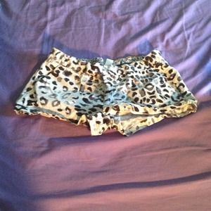 Leopard print shorts