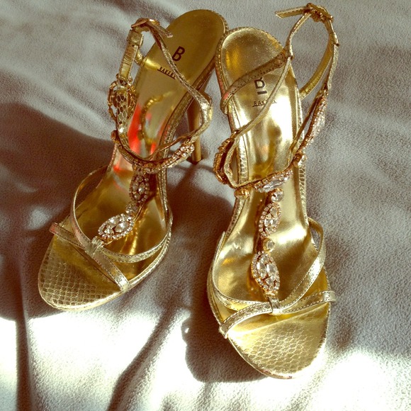 Bakers gold heels