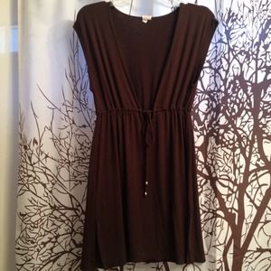 Brown Swimsuit cover-up/ dress