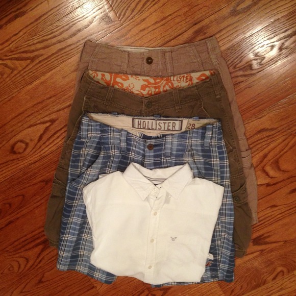 3 shorts and a shirt