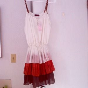 Neutral colored dress. Please read listing edit