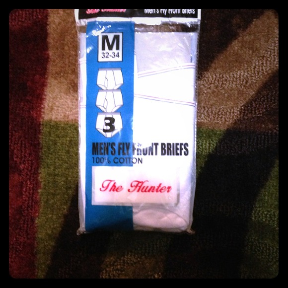 Men's fly front briefs