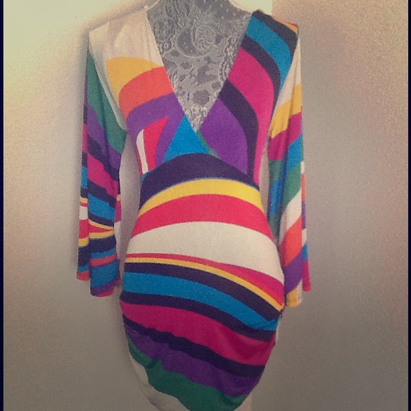 Striped Multicolor Dress