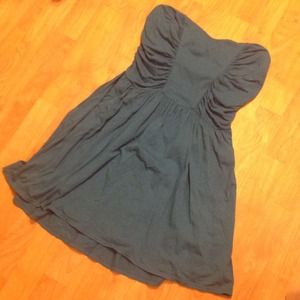 ⚡SOLD⚡Strapless Blue Dress
