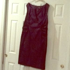 Adrianna Papell Purple Sheath Dress