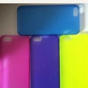 Iphone 5 clear matte case