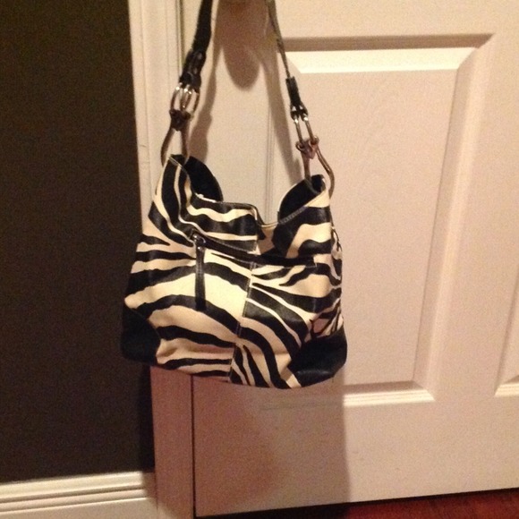 Zebra Leather Handbag!