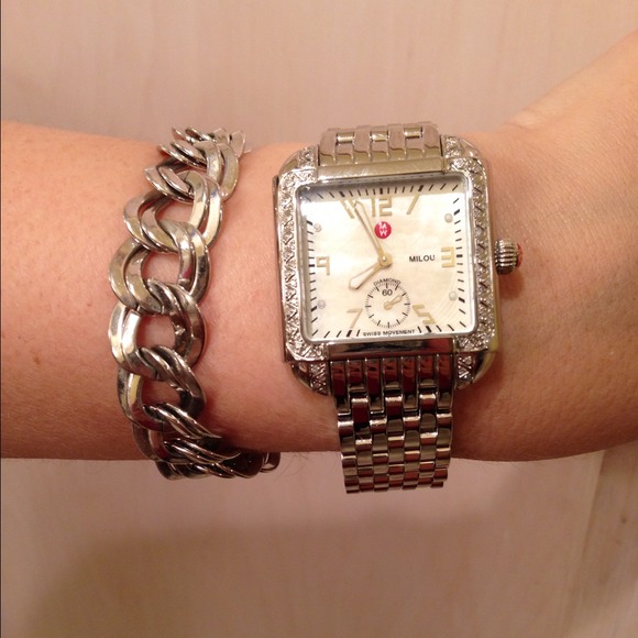 Monet Silver Links Bracelet