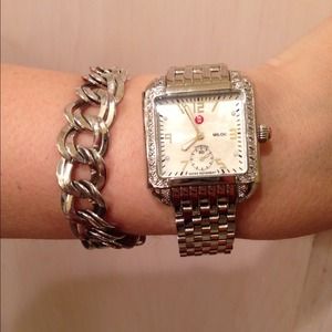 Monet Silver Links Bracelet