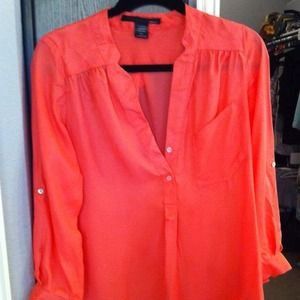 REDUCED!! Coral Blouse!