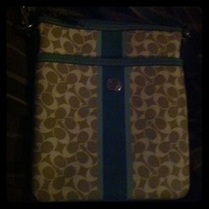 Coach across body purse