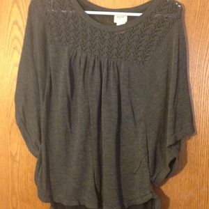 Charcoal angel style shirt. Mossimo