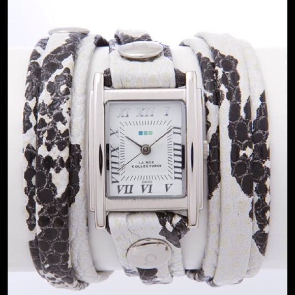 La Mer double strap wrap watch
