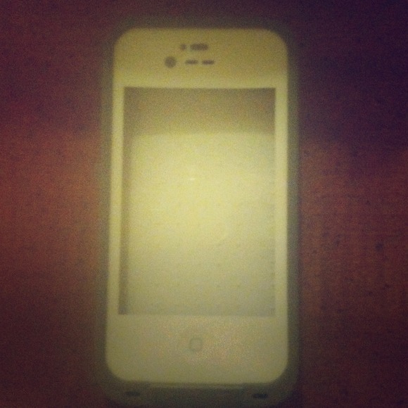 Gray & white Lifeproof iPhone 4/4s case.