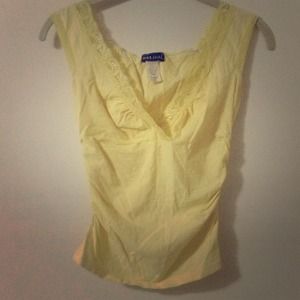 Yellow Lace Top