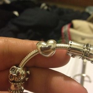 Heart Pandora bead