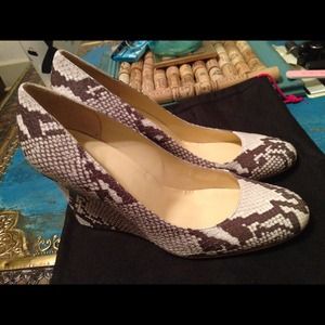Kate Spade Kiki Wedges-Python
