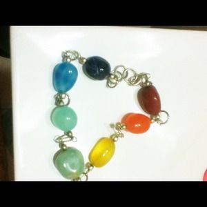 Chakra/Pride Rainbow bracelet