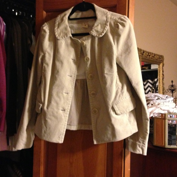 ⭐Reduced⭐J. Crew Corduroy Jacket (off-white)