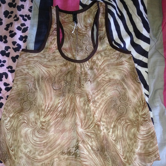Chocolate color tank top