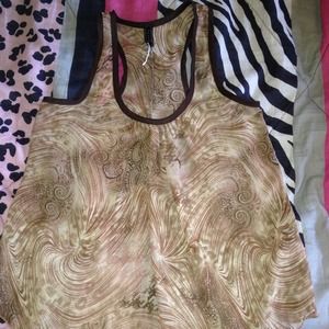 Chocolate color tank top