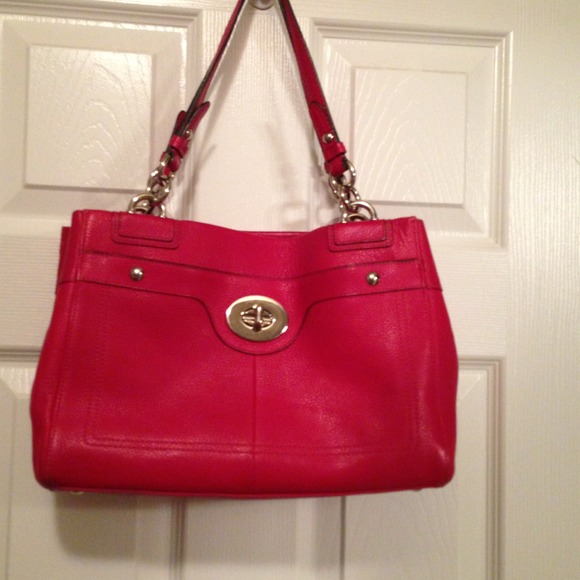 Coach Handbags - Authentic red COACH handbag $122