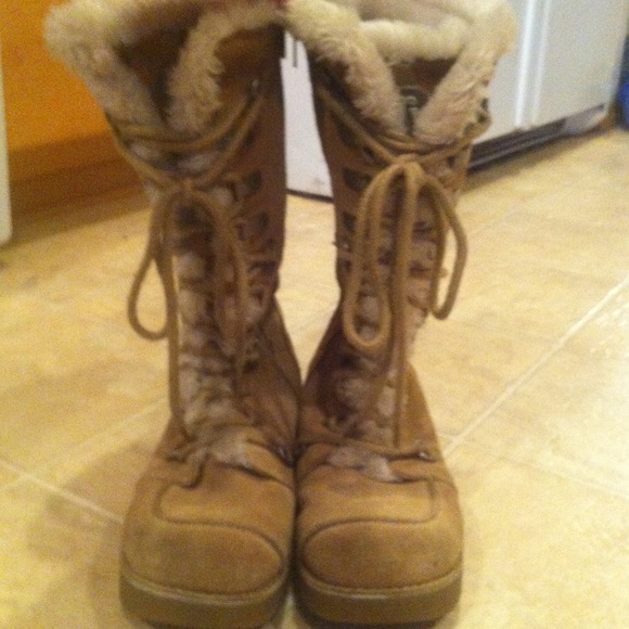 Tan Boots made by Report