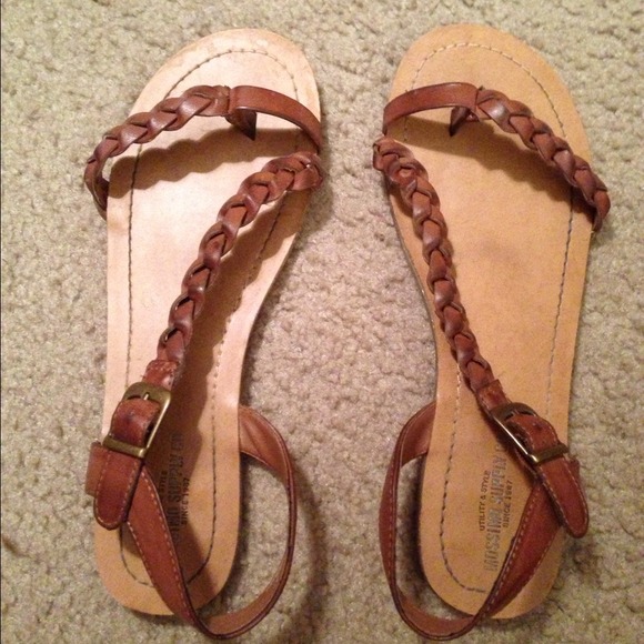 Brown Sandals! Worn once!