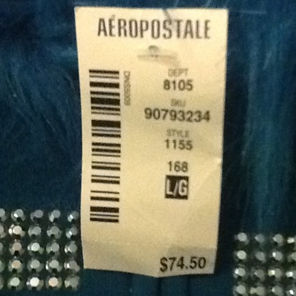 Blue Aeropostale zip up sweatshirt - Picture 2 of 4