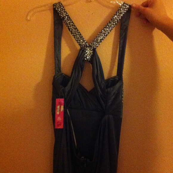 Morgan & Co. Formal navy dress - Picture 2 of 2