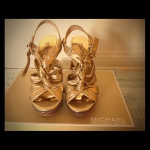 REDUCED REDUCED  NEW Michael Kors strappy heels.
